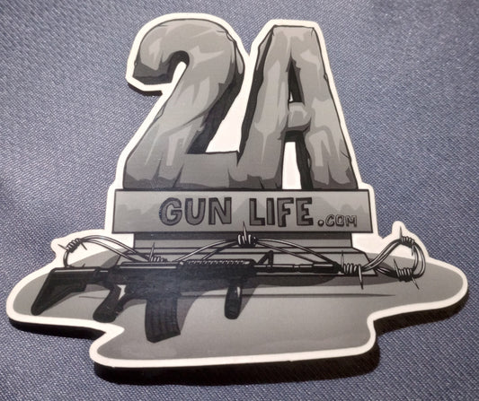 2A Gun Life Sticker