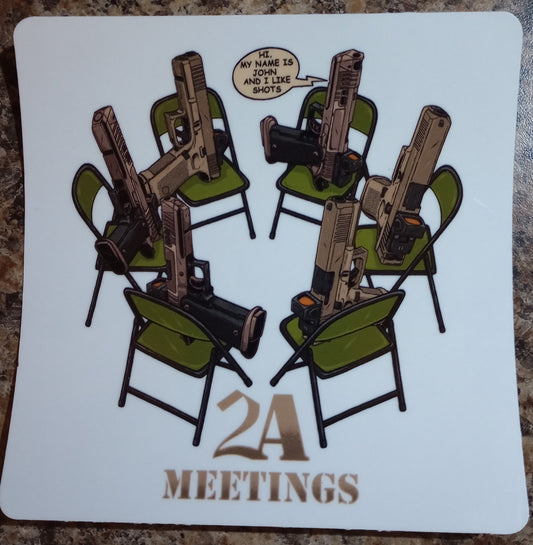 2A Meetings Sticker