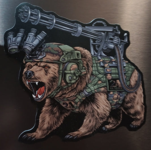 Bear Hunter Magnet