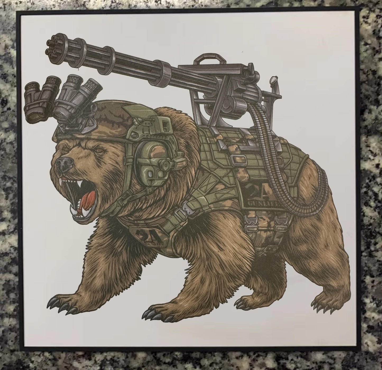 Tactical Bear Hunter PVC Patch