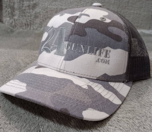 Trucker Snap Back Hat-Urban Camo